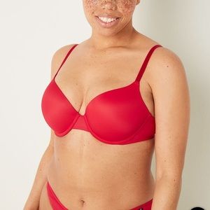 Victoria Secret Pink Red Push-up Bra